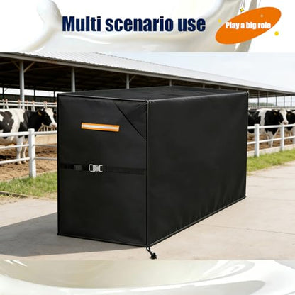 Milking Machine Cover for Cows and Goats, 35.4”x15.8”x35.8”