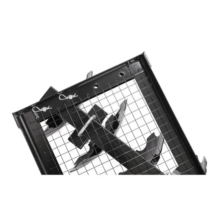 WUTIST 4 FT Tow-Behind Notched Disc Harrow for Use with A 2" Towball