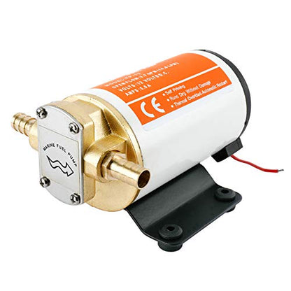 Amarine Made 12v Oil Scavenge Pump Self Priming Impeller Gear Pump