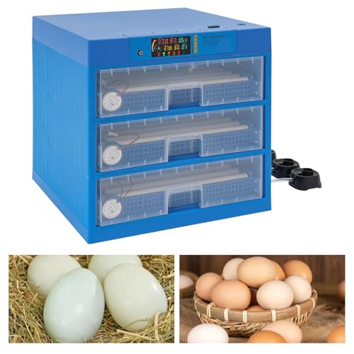 Incubators For Hatching Eggs, 192 Egg Hatching Incubator Automatic Chicken Incubators Egg Incubator With Automatic Turner And Automatic Humidity - size: 192 eggs