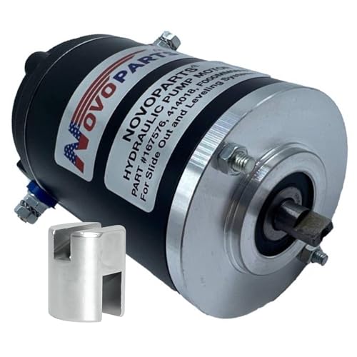 Leveling System Hydraulic Pump Motor 167576 Compatible with 414018 & F000MM0809 045-167567 Collar Coupling Included