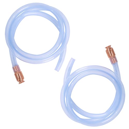3/4" Siphon Hose, 6FT Shaker Siphon Pump for Gasoline Water Transfer, 2 Pcs - size: 2
