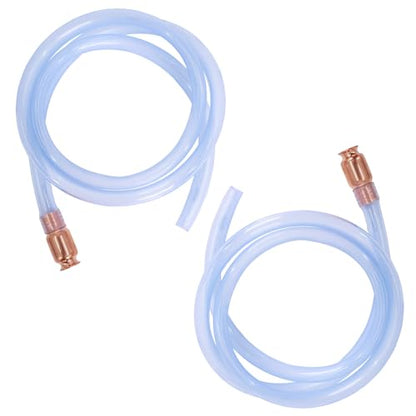 3/4" Siphon Hose, 6FT Shaker Siphon Pump for Gasoline Water Transfer, 2 Pcs - size: 2