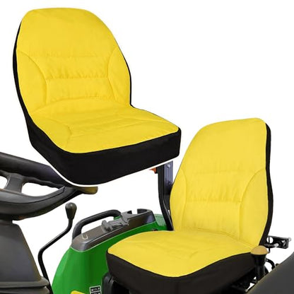 LP95233 Waterproof Seat Cover Cushioned with Oxford 300D Fabric Compatible with John Deere Compact Utility Tractor Seat Cover Back Up to 18" High Compatible with 3E/3RSeries, 4M Series,1023E Tractor