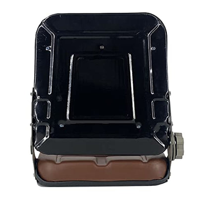 Forklift Seat Suspension Tractor Seat PVC with 140° Adjustable Back - color: Brown