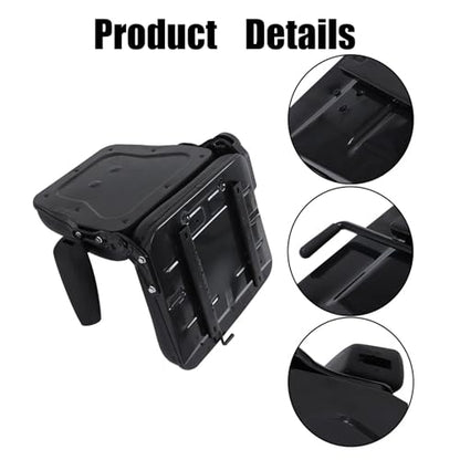 GXYWADY Universal Fold Down Adjustable Angle Back Forklift Seat Replacement for Tractor Excavator Skid Loader Backhoe Dozer Telehandler