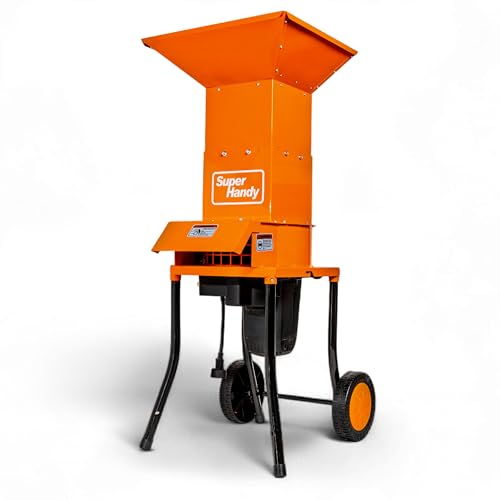 SuperHandy Electric Leaf Mulcher Shredder, 15-AMP, Yard Waste