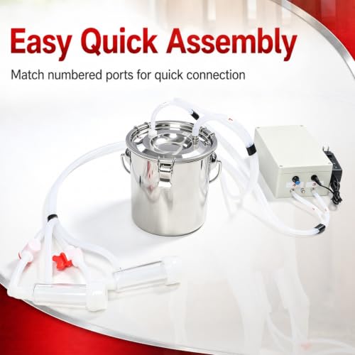 Nakkaa 3L Portable Plug-in Goat Milking Machine