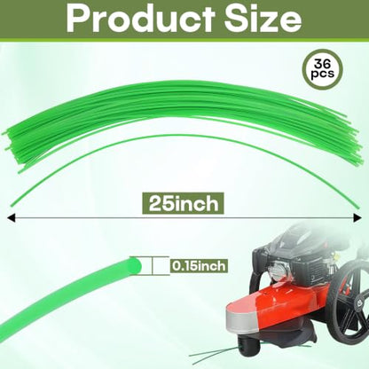 36 Pcs .155-Inch 38238 Heavy Duty Trimmer Line Compatible with DR Equipment
