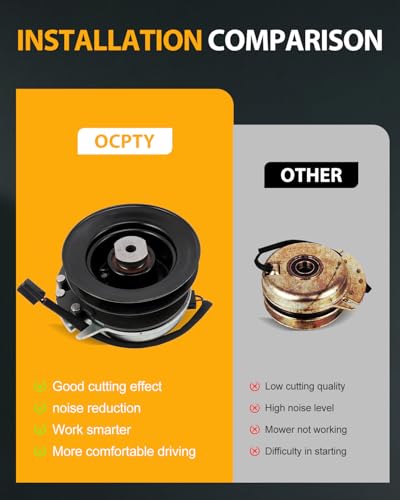 OCPTY Electric PTO Clutch for Cub Cadet for MTD for Troy Bilt: 717-04376