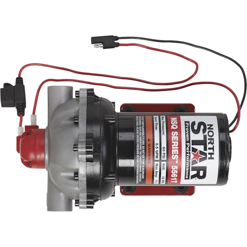 NorthStar NSQ 12V On-Demand Sprayer Diaphragm Pump, 5.5 GPM