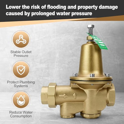 LF25AUB-Z3 1" Cast Copper Silicon Alloy Pressure Reducing Valve - size: 1 Inch