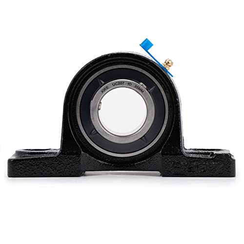 XIKE 2 Pcs UCP207 Bore 35mm Pillow Block Mounted Ball Bearings - size: UCP207 Bore 1-3/8"