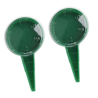 Pack of 2 Seed Spreader, Handheld Seed Planter Gre Ed Dispenser Sower Planter Seed Dial 5 Different Settings Seeder Gardening Tools