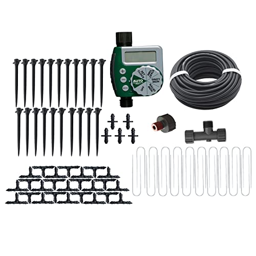 Orbit 91945 Tomato Garden Drip Irrigation Watering Kit w/Automatic Watering Timer - style: Traditional Timer