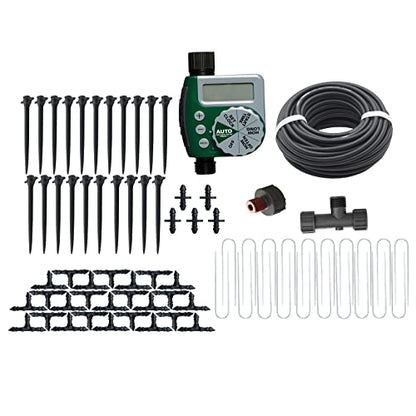 Orbit 91945 Tomato Garden Drip Irrigation Watering Kit w/Automatic Watering Timer - style: Traditional Timer