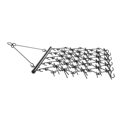 VEVOR Drag Harrow 5 ft x 4.5 ft Durable Chain Harrow with 60 Sharp Teeth - size: 5 x 4.5 ft
