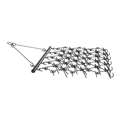 VEVOR Drag Harrow 5 ft x 4.5 ft Durable Chain Harrow with 60 Sharp Teeth - size: 5 x 4.5 ft