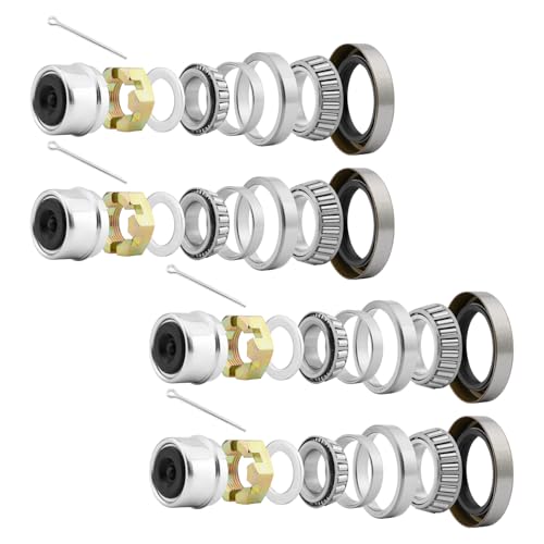 Trailer Axle Bearings L68149 Kit for 3500lb 1-1/16''*1-3/8''Axle-4 Sets - size: 4 sets