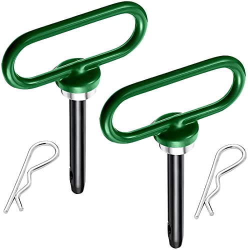 2 Packs Magnetic Hitch Pin, 1/2 Inch Lawn Mower Trailer Hitch Pins - color: GREEN-2pc