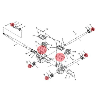 Replacement Kits Roto-Tiller Transmission Gasket & Seal Kit