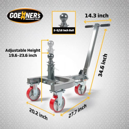 Trailer Dolly with 2-5/16'' Ball, 5000 lbs Tongue Weight - color: 2.3in