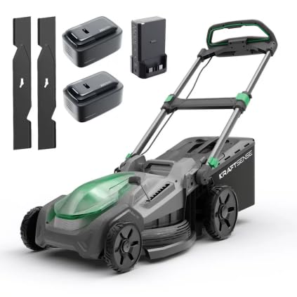 20.5" 40V Brushless Cordless Electric Self Propelled Lawn Mower - size: 20.5 Inch