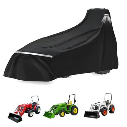 Waterproof Tractors Cover Replace for John Deere 1,2,3 Series 1025R/Kubota - size: Without Backhoe