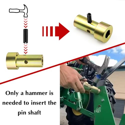 Quick Hitch Adapter Bushings Kits Compatible with Category I 3-Point Tractors Quick Hitch System Replace TK95029 1 Set - size: 1 Set