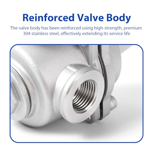 Water Pressure Regulator valve with Gauge, 1/2" NPT Adjustable RV Water Pressure Regulator, 304 Stainless Steel Water Pressure Reducing Valve for Garden, Home, Industrial Use - size: 0.5 Inch