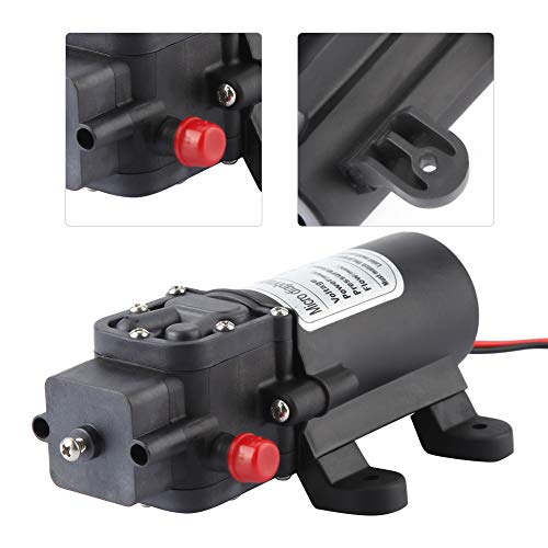 Acogedor Diaphragm Pump 24V 60W, Water Pressure Diaphragm Pump 5L/m,Easy To Install ,for Water Spray, Pesticide Spraying, Filling Machines.