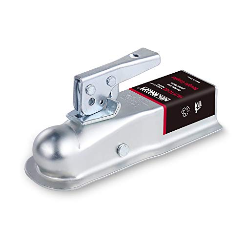 NBJINGYI Straight Trailer Coupler 1-7/8" Ball 2-1/2" Channel, 2000lbs - size: 1-7/8" Ball 2-1/2" Width 2000 LBS