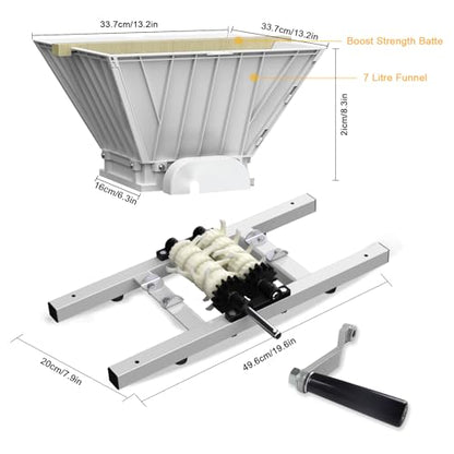 4.75Gallon/18L fruit press with 7L fruit crusher