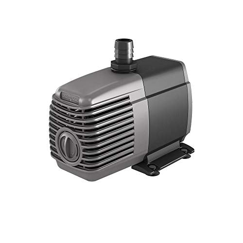 Hydrofarm AAPW550 33-Watt 550 GPH Indoor/Outdoor Hydroponic Aquarium Pond 6ft Power Cord for 55 Gallon Reservoirs Submersible Water Pump, 550-GPH, 8.4 x 3.4 x 6.4 inches, Black