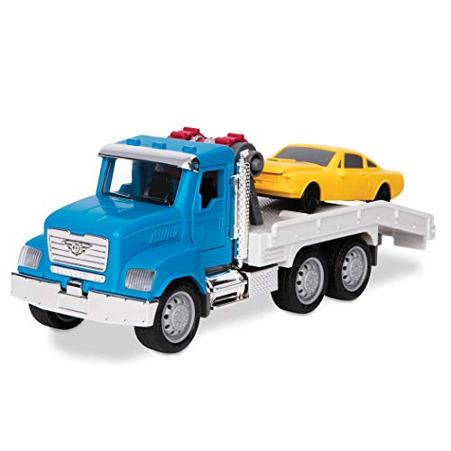 Driven by Battat – 7-Inch Tow Truck Toy with Lights & Sounds, Movable Parts, City Vehicle for Boys & Girls, Durable Design, Realistic Details, 3+ Years Toy for Kids - style: Tow Truck