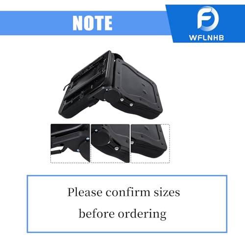WFLNHB Universal Adjustable Folding Forklift Truck Seat Excavators Tractors