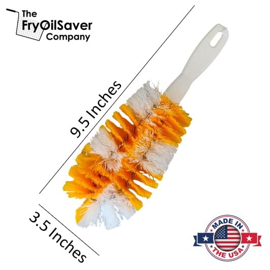 FryOilSaver Corn Silk Remover Brush - Food-Grade, Made in USA