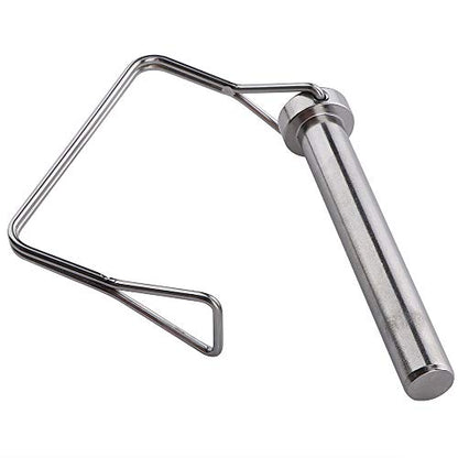 Large Square Safety Coupler Pin 1/2" x 3-1/2"(12.6mm x 90mm), Full Marine Grade 316 Stainless Steel Heavy Duty Shaft Locking Pin