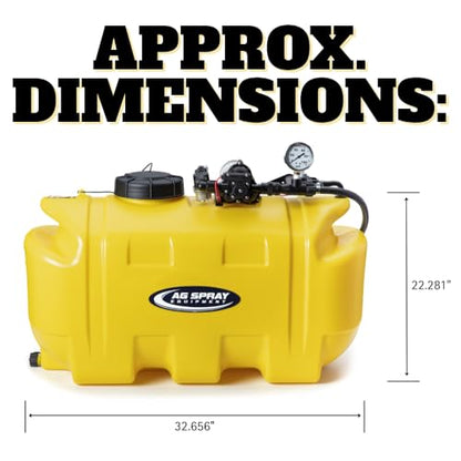 25-Gal Diamond Spot Sprayer | 4.0 GPM 12V Pump (45 PSI) - style: Diamond - 25 Gallon