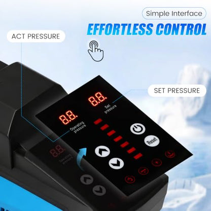 Whole House Water Pressure Booster Pump, 110V Use Only, 750W, 80 PSI, 1HP