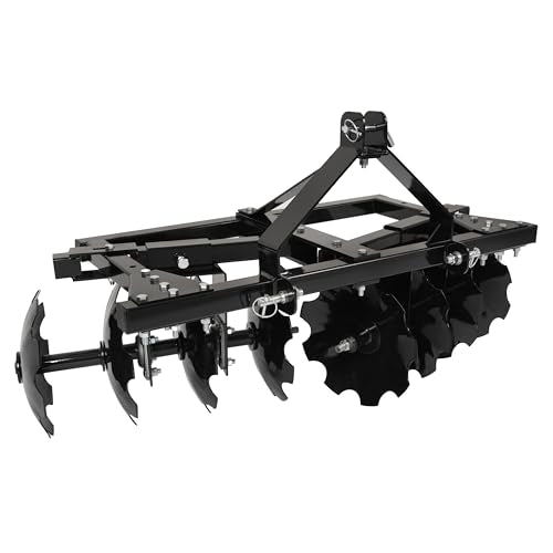 KUAFU Disc Harrow Compatible with CAT-0 Compact Garden Lawn Tractor