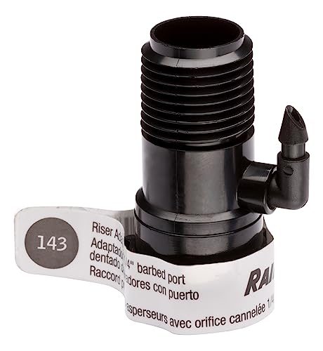 Rain Bird RISMAN1S Drip Adapter Fitting, 1/2" - size: 1/2" NPT x 1/4" Drip, style: 1-Port w/ 1/2" NPT at Top