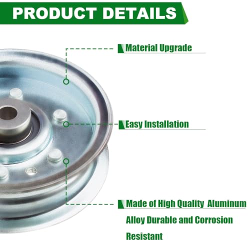 Idler Pulley 756-04280 756-04280A Fits for MTD Cub Cadet Troy Bilt I1042 LTX1042 LTX1040 CC800 760ES TB WC33 XP SP33HW Lawn Mower - color: 756-04280A 756-04280