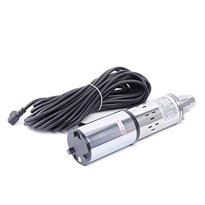 Deep Well Submersible Pump DC 48V 280W Electric Solar Powered Water Pump, 4.2 GPM Flow, 197ft Lift, Farm Ranch Irrigation Submersible Bore Hole Deep Well Pump - color: DC 48v 280w