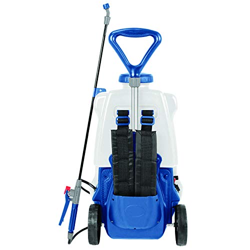 Rainmaker Multi-Purpose Battery Powered Electric Sprayer - For Home and Garden Applications, 5 Gallon,Translucent/Blue