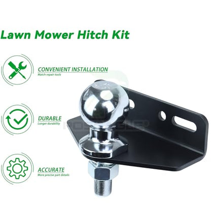 [Upgraded Universal Heavy Duty Zero Turn Mower Trailer Hitch - color: A2 Trailer Hitch with 2" Diameter