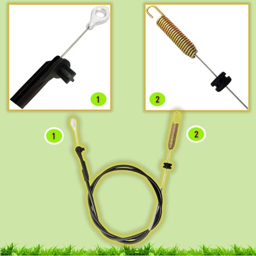 115-8439 Blade Brake Cable for Toro 22 inch Recycler Lawn Mower - size: 115-8439