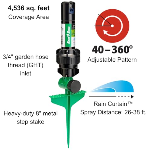 Rain Bird 42SASPG Gear Drive Rotor, Full Circle, 26-38 Feet