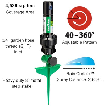 Rain Bird 42SASPG Gear Drive Rotor, Full Circle, 26-38 Feet