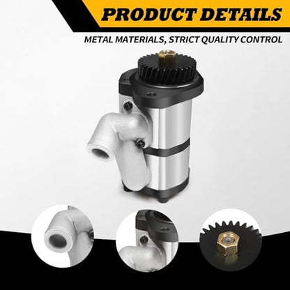Dual-Circuit Tandem Hydraulic Gear Pump, Replace RE73947 RE72058